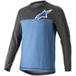 AlpineStars Alps 8.0 V2 Long Sleeve Jersey - XL - Mid Blue Black Coral