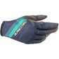 AlpineStars Aspen Pro Gloves - S - Dark Navy - Atlantic Emerald