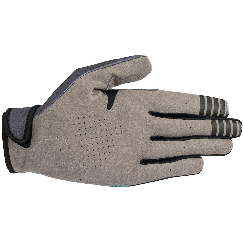 AlpineStars Aspen Pro Gloves - S - Dark Navy - Atlantic Emerald