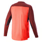 AlpineStars Drop 6.0 V2 Long Sleeve Jersey - XL - Coral Fluo Black