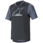 AlpineStars Drop 6.0 V2 Short Sleeve Jersey - XL - Grisaille Black