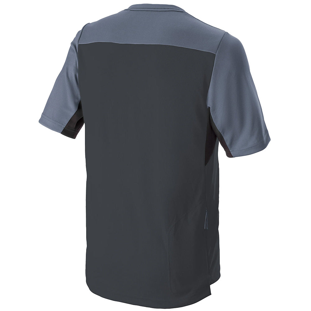 AlpineStars Drop 6.0 V2 Short Sleeve Jersey - L - Grisaille Black