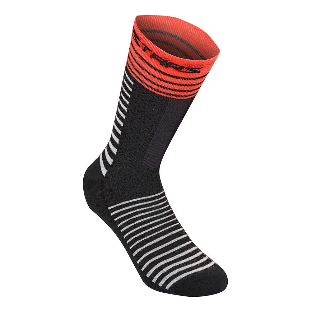 AlpineStars Drop Socks - S - Black - Red