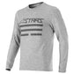 AlpineStars Merino Long Sleeve Jersey - L - Melange Light Grey - Atlantic