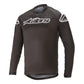 AlpineStars Racer V2 Long Sleeve Jersey - S - Black - White