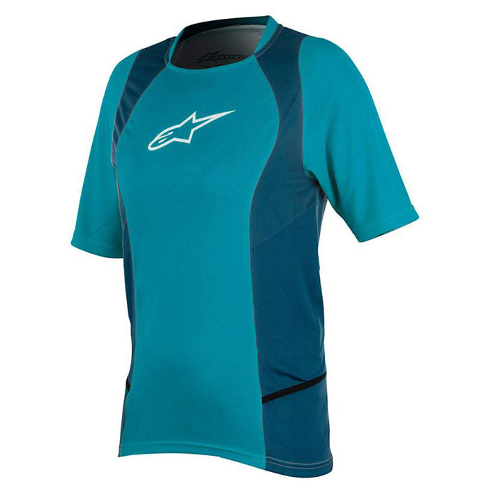 AlpineStars Stella Drop 2 Womens Short Sleeve Jersey - XS - Ocean White