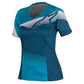 AlpineStars Stella Mesa Womens Short Sleeve Jersey - S - Blue Aqua