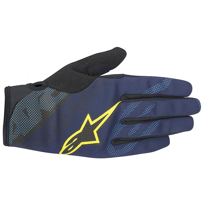 AlpineStars Stratus Glove - 2XL - Deep Blue - Acid Yellow