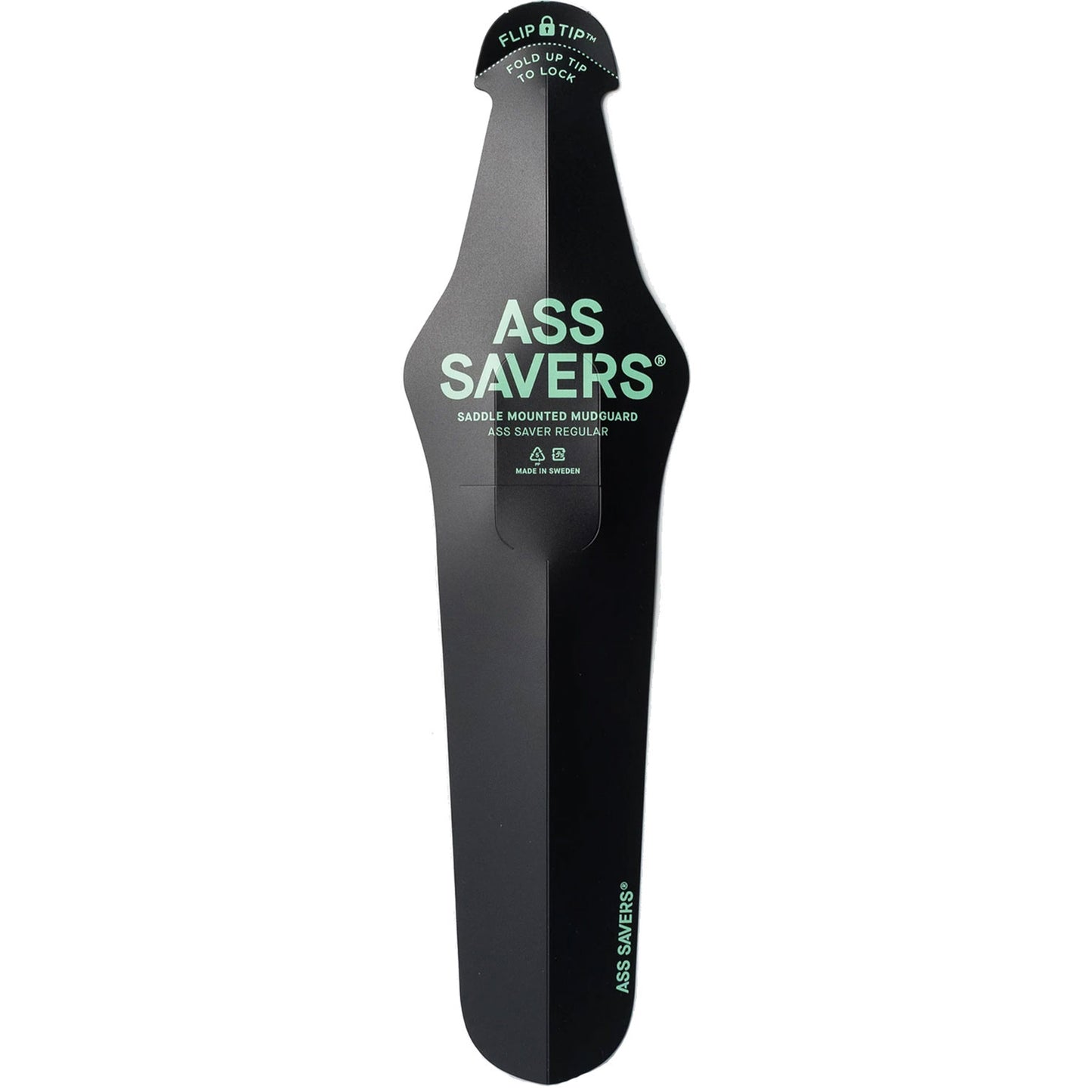 Ass Savers Regular Rear Mudguard - Black