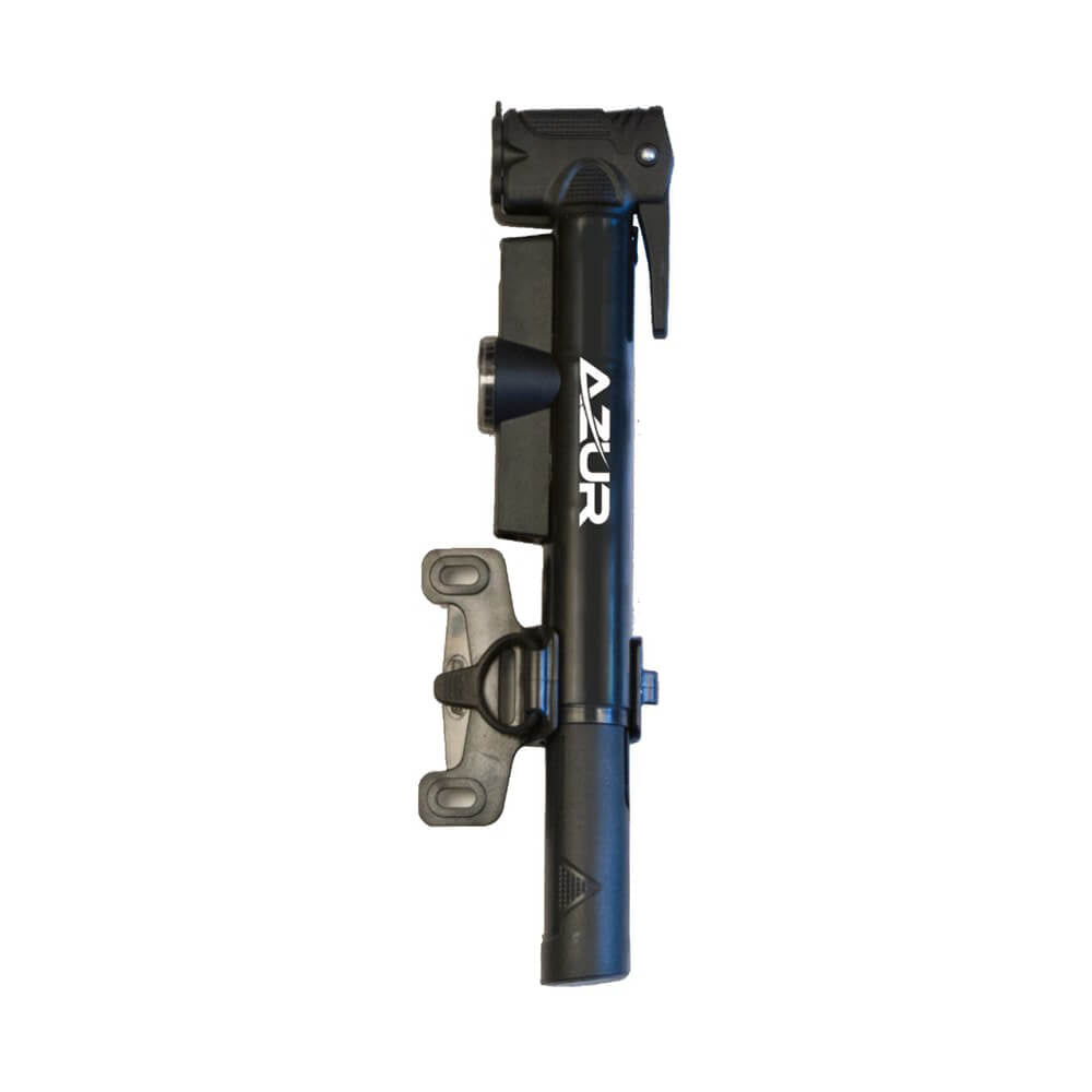 Azur Bora Mini Pump with Gauge - Black