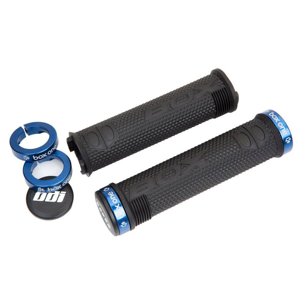 BOX One Grips - Black With Blue Clamps