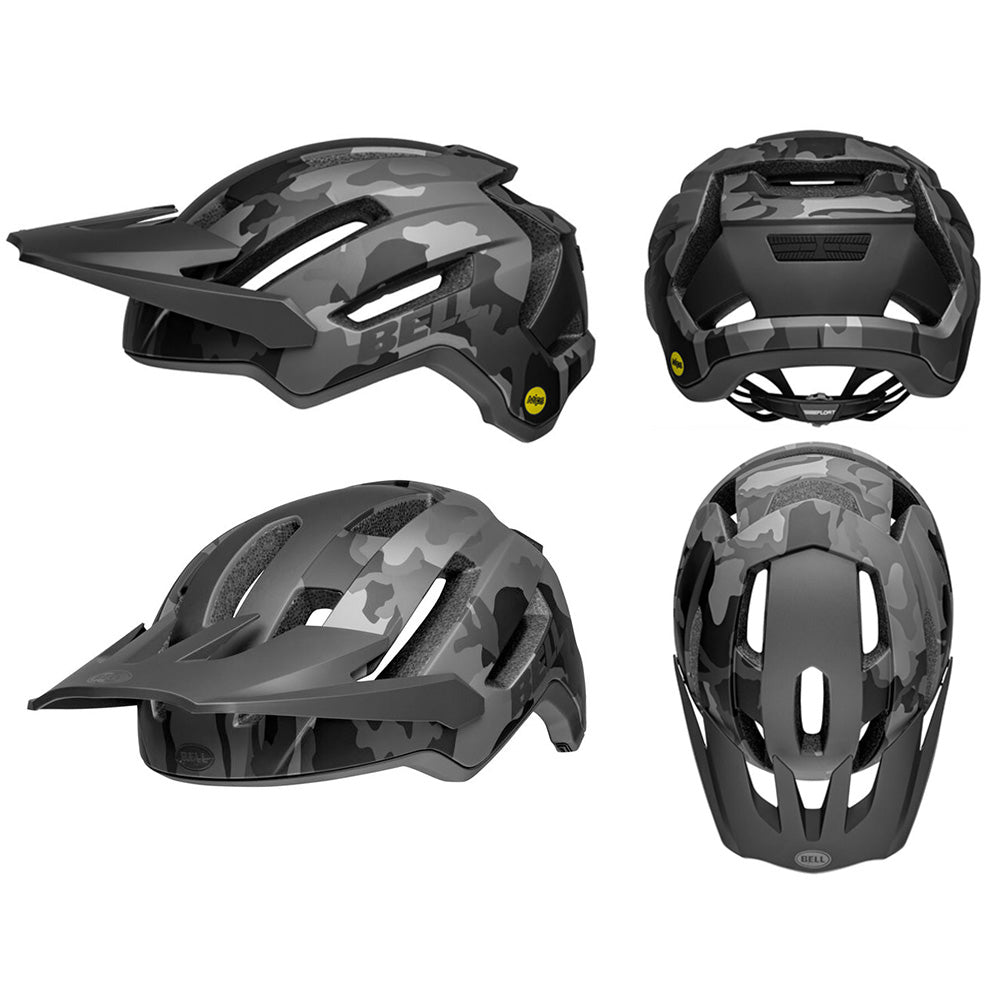 Bell 4FORTY Air MIPS Helmet - L - Matte Black Camo - AS-NZSÂ 2063-2008 Standard