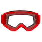 Bell Descender Goggles - Outbreak Matte Red - Grey - Clear Lens