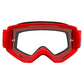 Bell Descender Goggles - One Size Fits Most - Outbreak Matte Red - Grey - Clear Lens