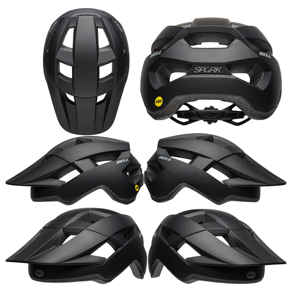 Bell Spark MIPS Helmet One Size Fits Most Matte Black AS-NZS