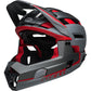 Bell Super Air R Spherical MIPS Helmet - S - Matte Grey - Red