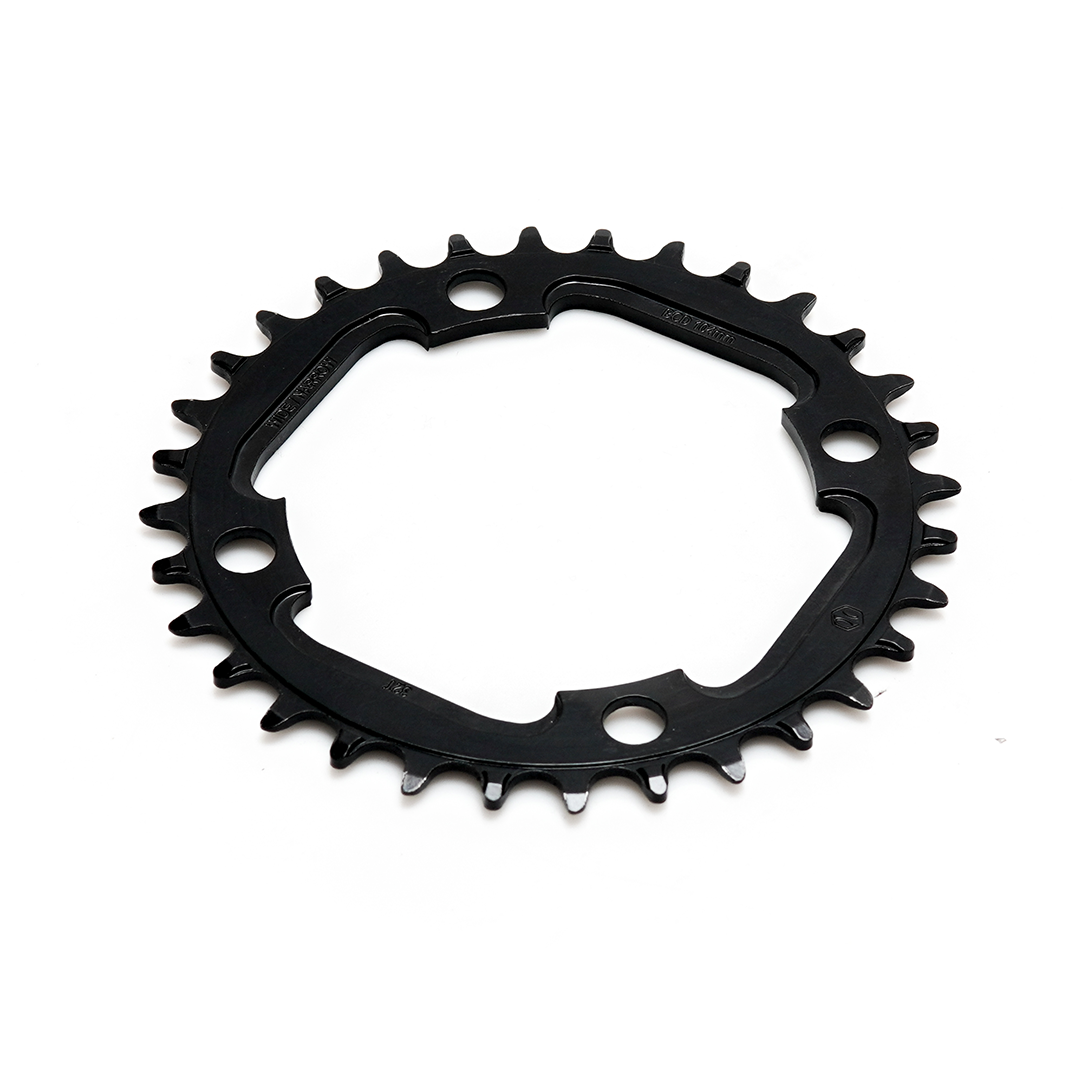 Box Components 8 Speed Wide-Narrow Chain Ring - 104 BCD - Round - Black - 32T