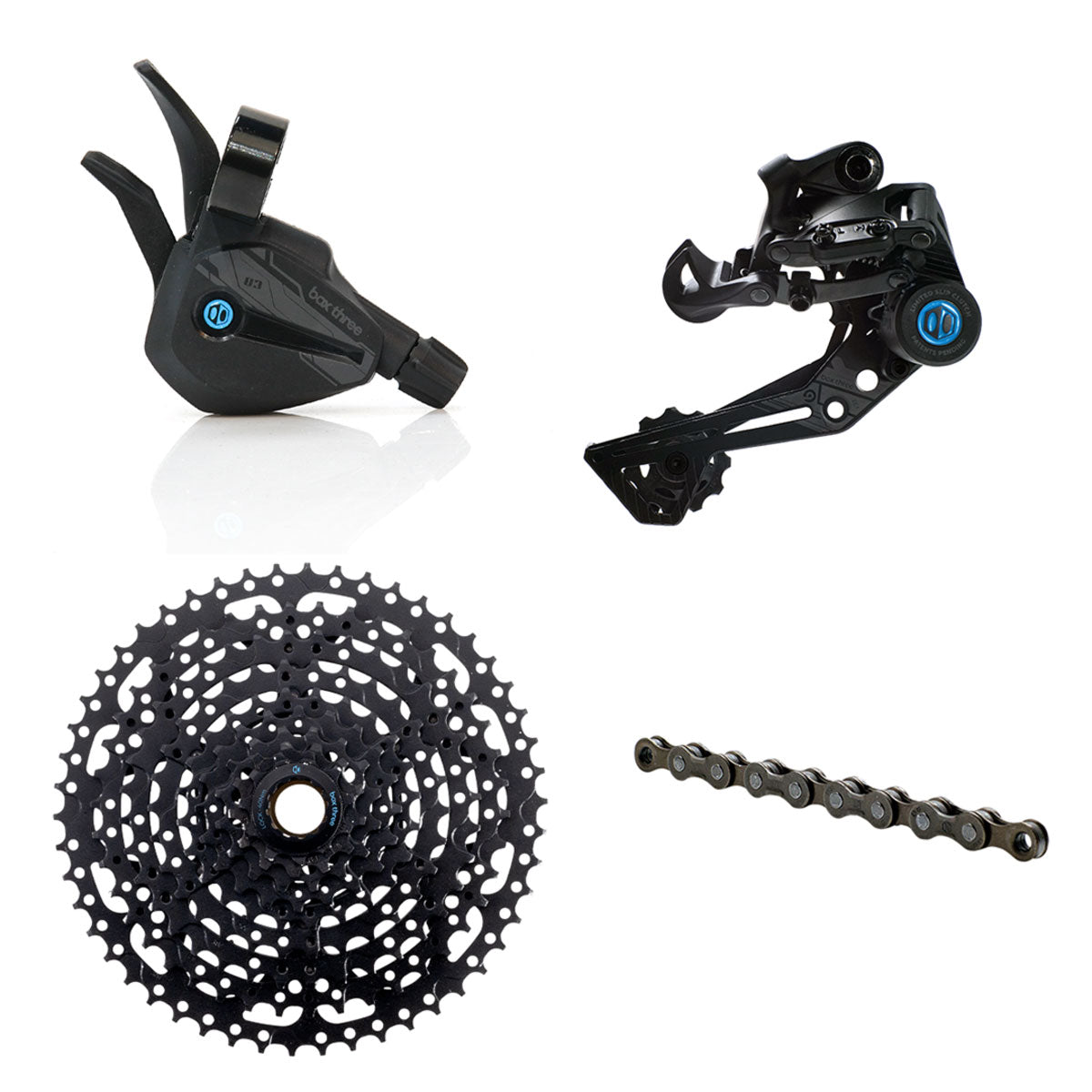 Box Three Prime 9 Speed Groupset - Multi Shift - Wide 11-46T - 9 Speed