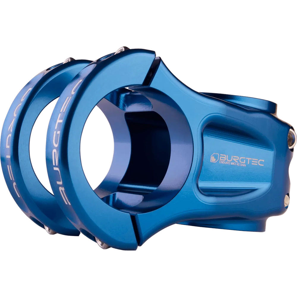 Burgtec Enduro Mk3 Stem - Deep Blue - 35mm - 35mm x 0 Degree - 1 1-8th Inch