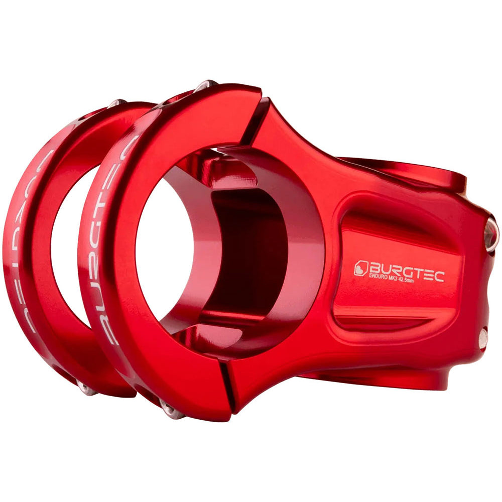 Burgtec Enduro Mk3 Stem - Race Red - 35mm - 35mm x 0 Degree - 1 1-8th Inch