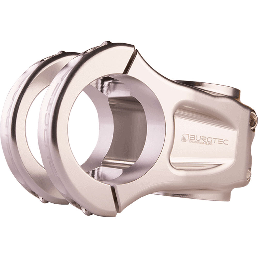 Burgtec Enduro Mk3 Stem - Rhodium Silver - 35mm - 50mm x 0 Degree - 1 1-8th Inch