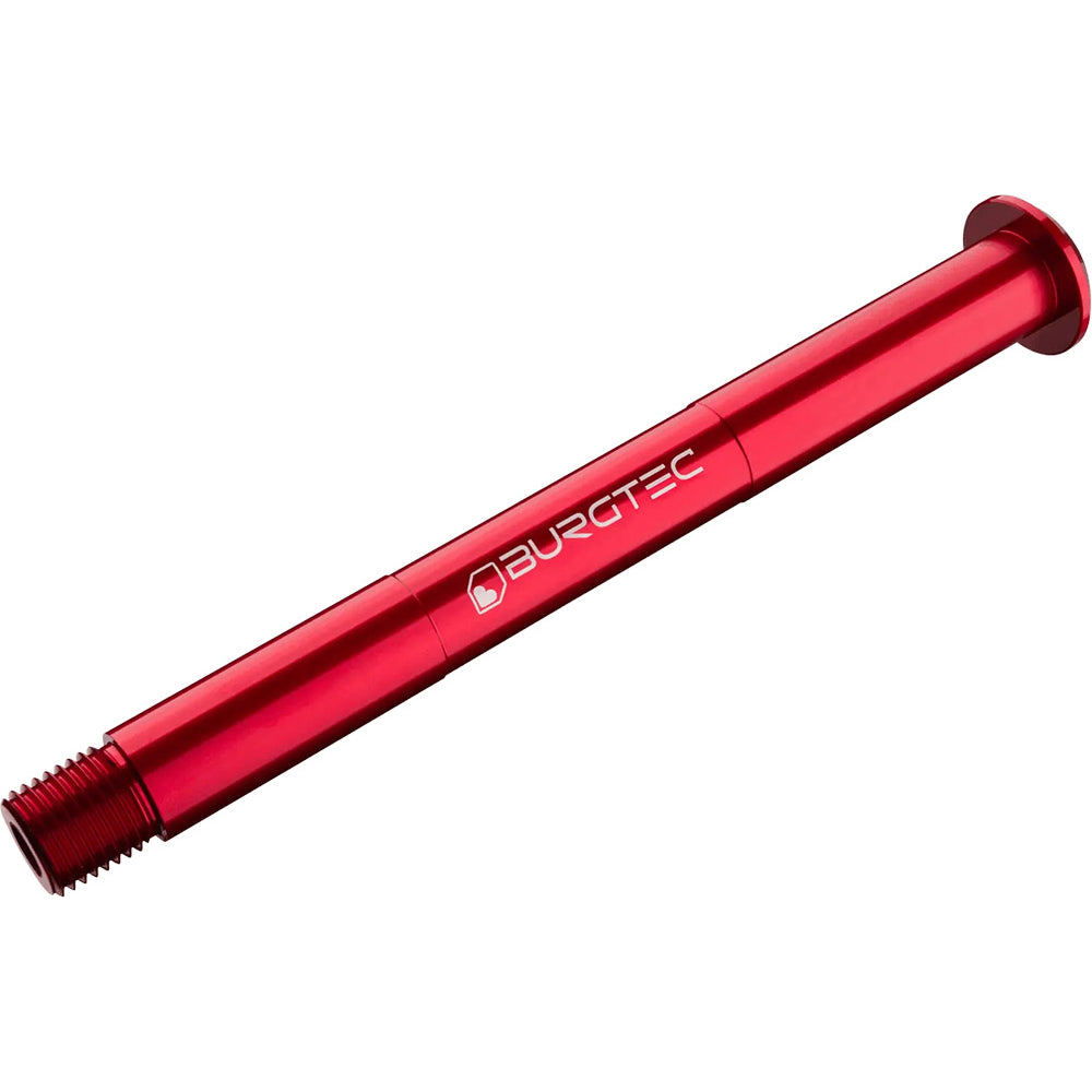 Burgtec Fork Axle - Race Red - Suit Rockshox - 15x110mm Boost