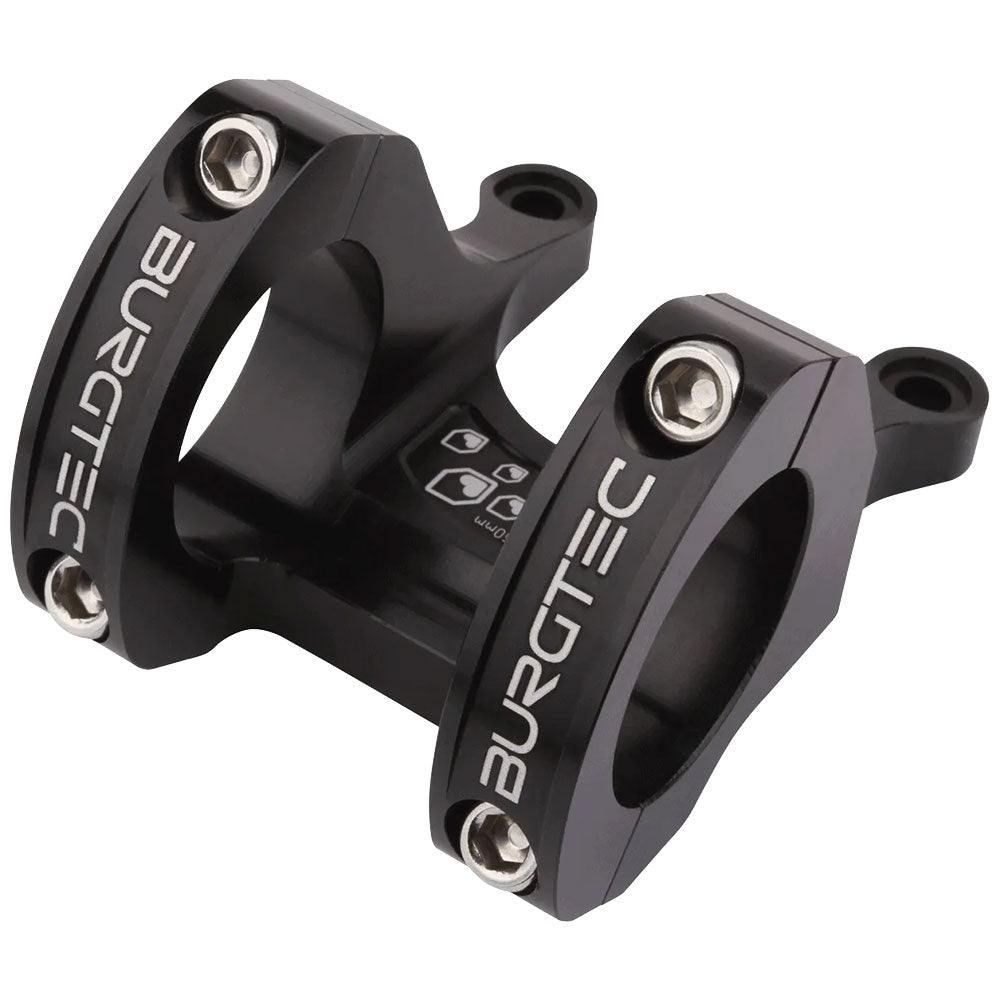 Burgtec MK3 Direct Mount Stem - Direct Mount Steerer - 35mm - 50mm - 0 Degree - Black