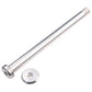 Burgtec Santa Cruz Rear Axle - Rhodium Silver - 168.5mm Axle Length - M12 x 1mm Thread Pitch