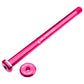 Burgtec Santa Cruz Rear Axle - Toxic Barbie Pink - 168.5mm Axle Length - M12 x 1mm Thread Pitch