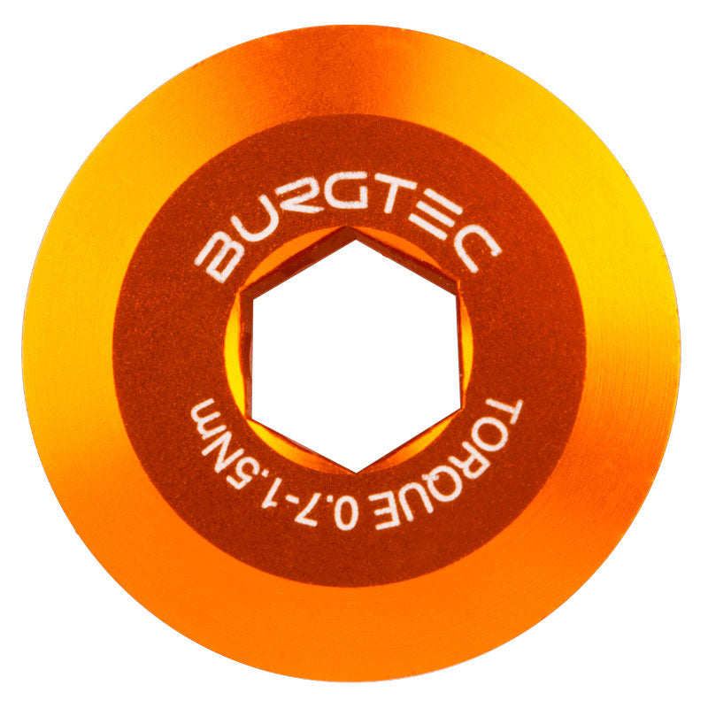 Burgtec Shimano Crank Bolt - Iron Bro Orange