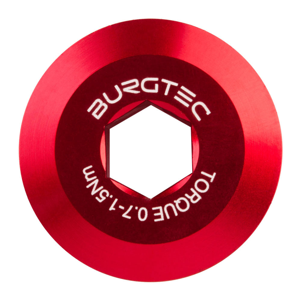 Burgtec Shimano Crank Bolt - Race Red