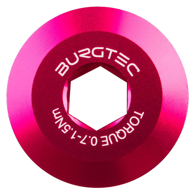 Burgtec Shimano Crank Bolt - Toxic Barbie Pink