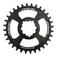 Burgtec Thick-Thin Direct Mount Chain Ring - SRAM Direct Mount - 3mm Boost - Round - Black - 9-12 Speed - 30T