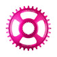 Burgtec Thick-Thin Direct Mount Chain Ring - Shimano Direct Mount - 3mm Boost - Round - Toxic Barbie Pink - 12 Speed Shimano - 32T