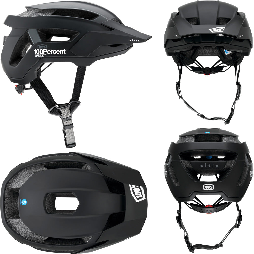 100 Percent Altis Helmet -  L/XL - Black