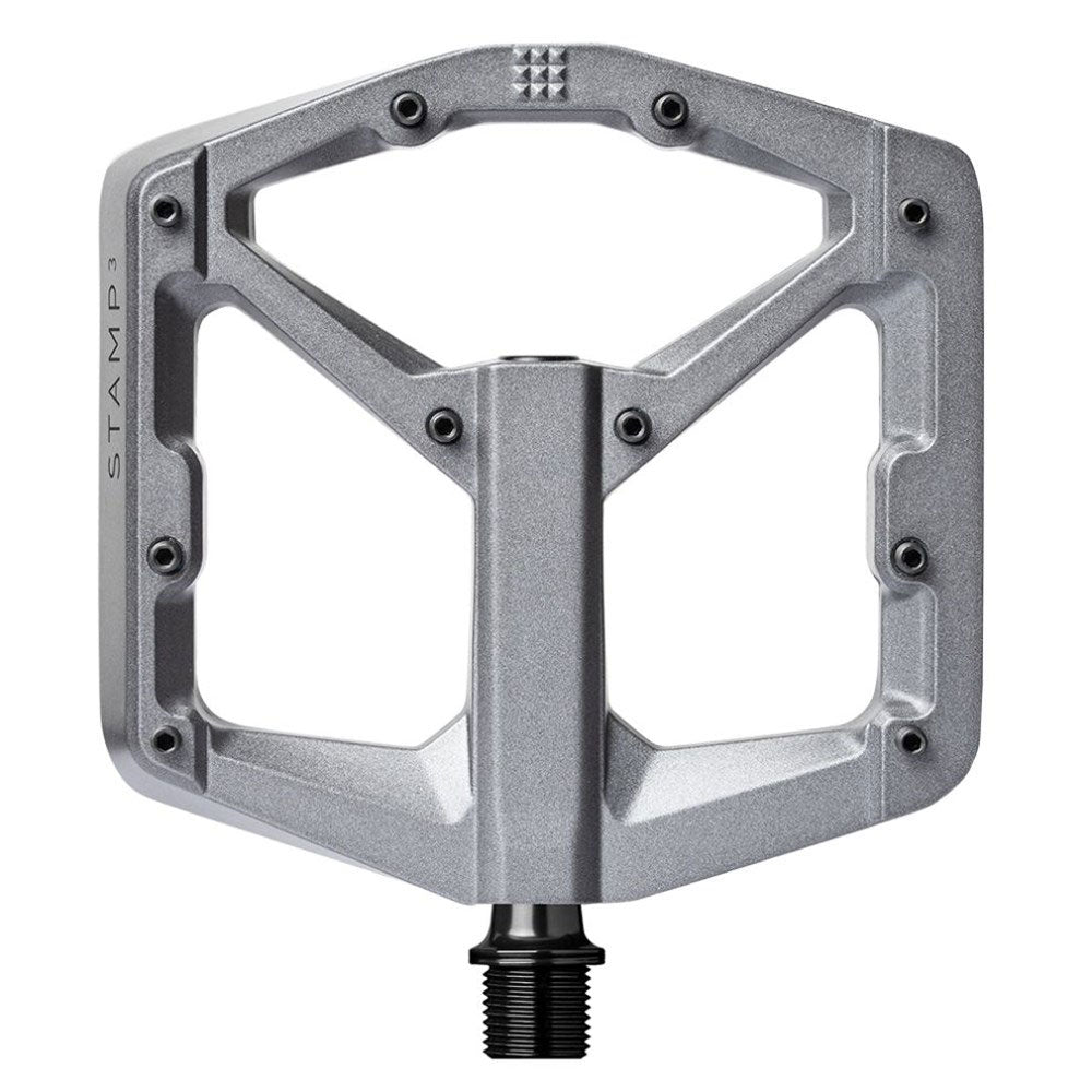 Crank Brothers Stamp 3 Gen 2 Alloy Pedals - Grey - L