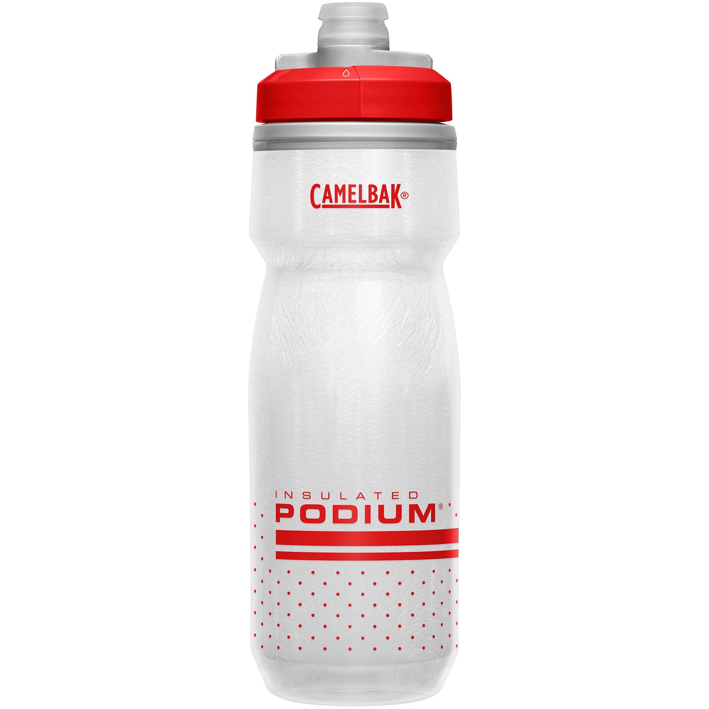 Camelbak Podium Chill 600ml Bottle - Fiery Red - White - 2020