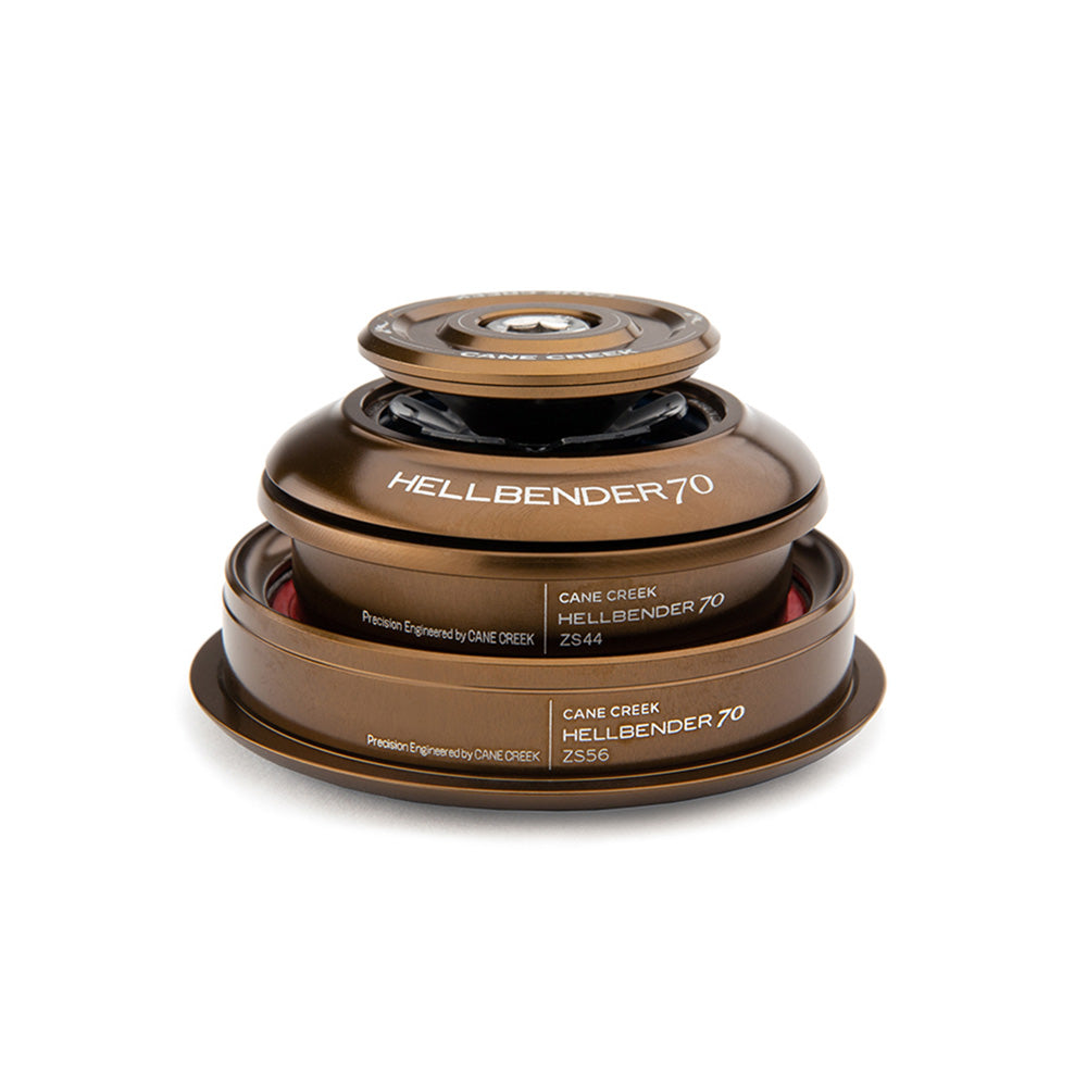 Cane Creek Hell Bender 70 Series Small Batch Complete Headset - IPA - ZS44-28.6 Top - ZS56-40 Bottom