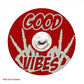 Capped Out Good Vibes Top Cap - Red - Flat