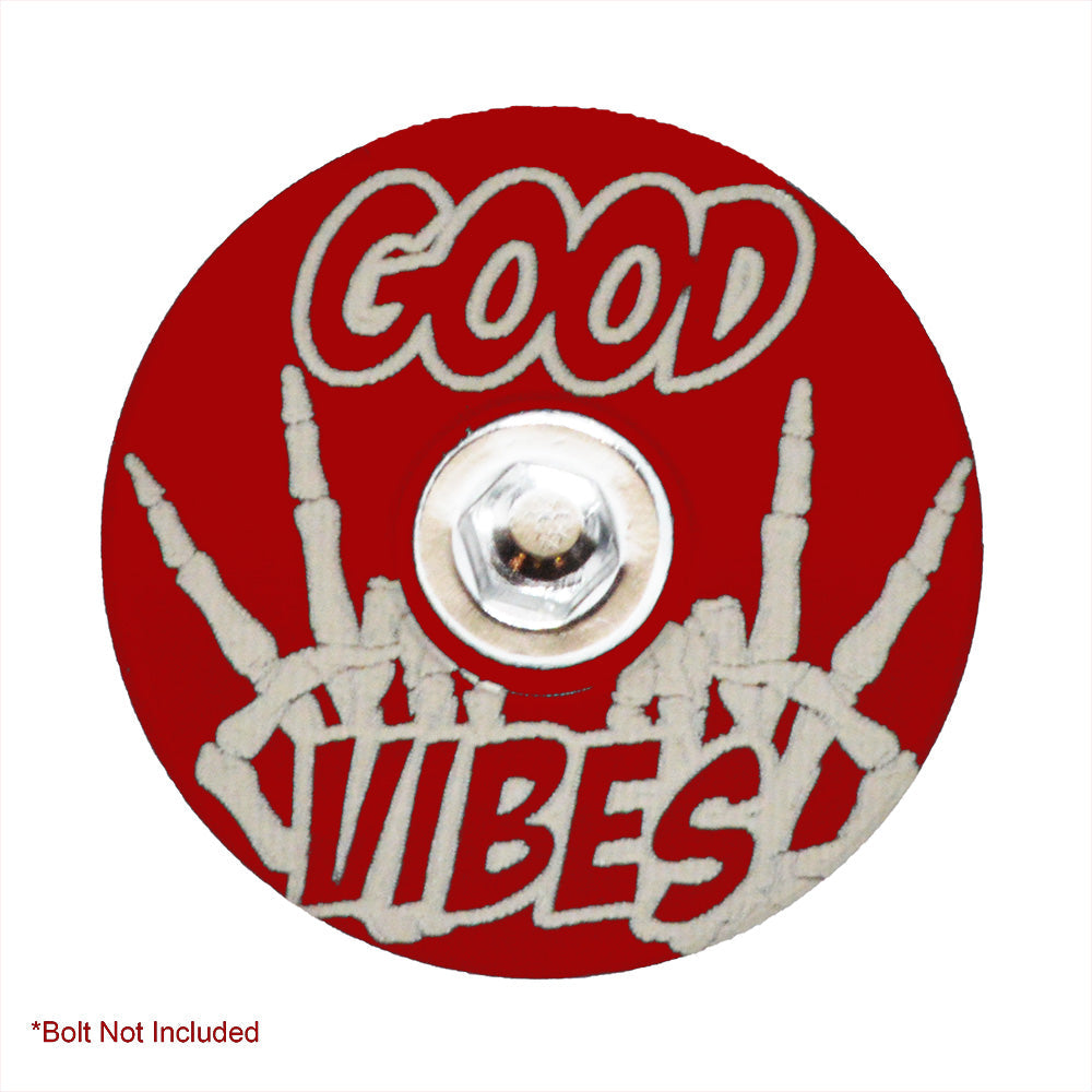 Capped Out Good Vibes Top Cap - Red - Flat