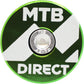 Capped Out MTB Direct Top Cap - Green - White - Flat