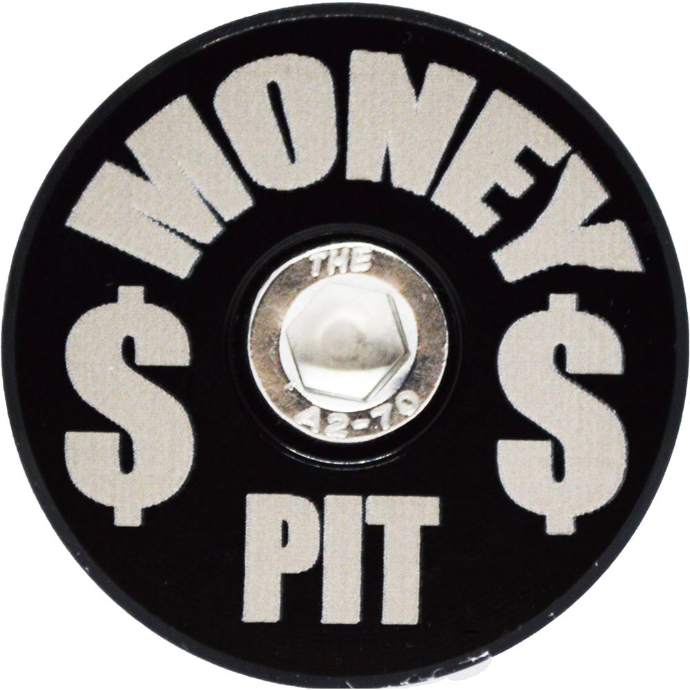 Capped Out Money Pit Top Cap - Black - Flat