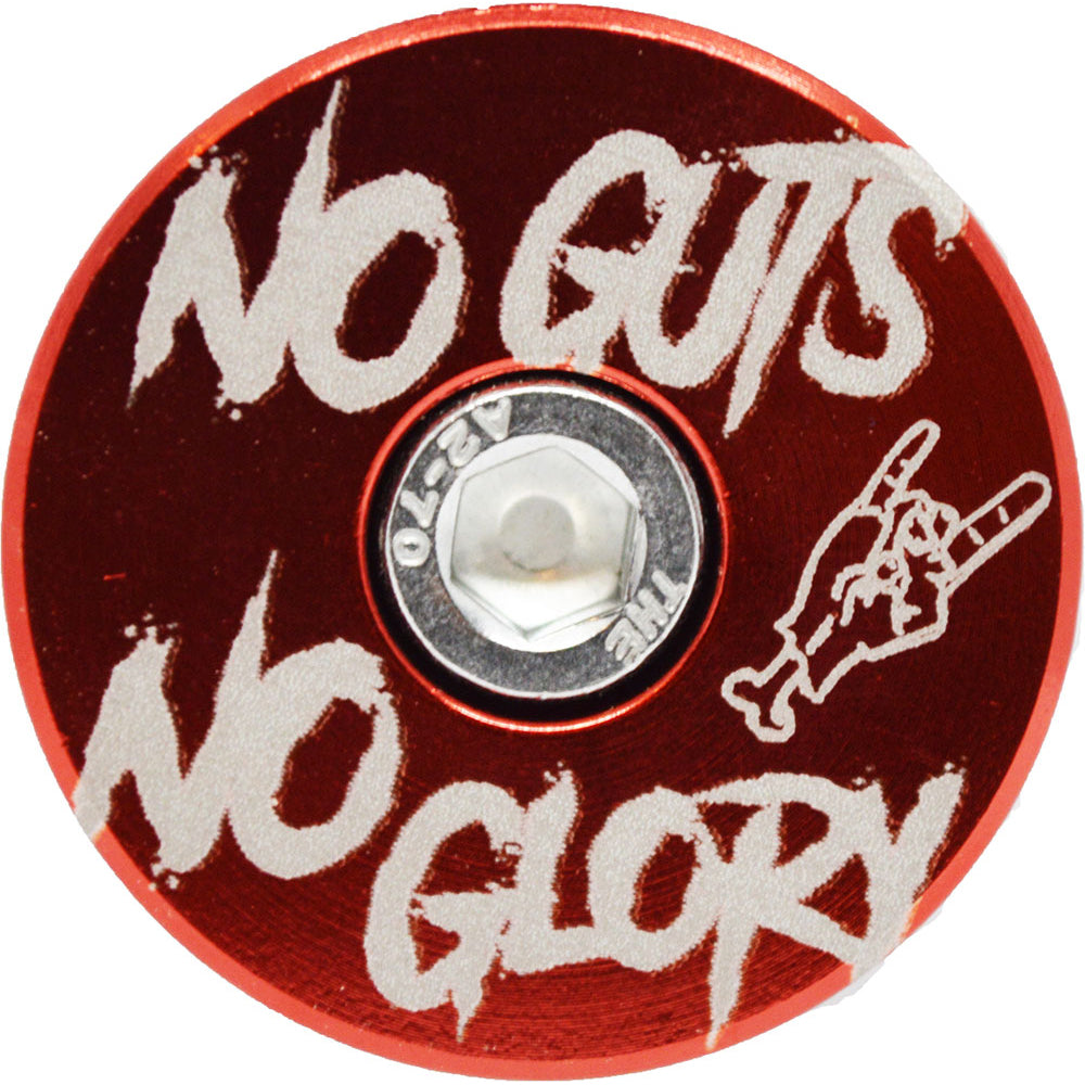 Capped Out No Guts No Glory Top Cap - Red - Flat