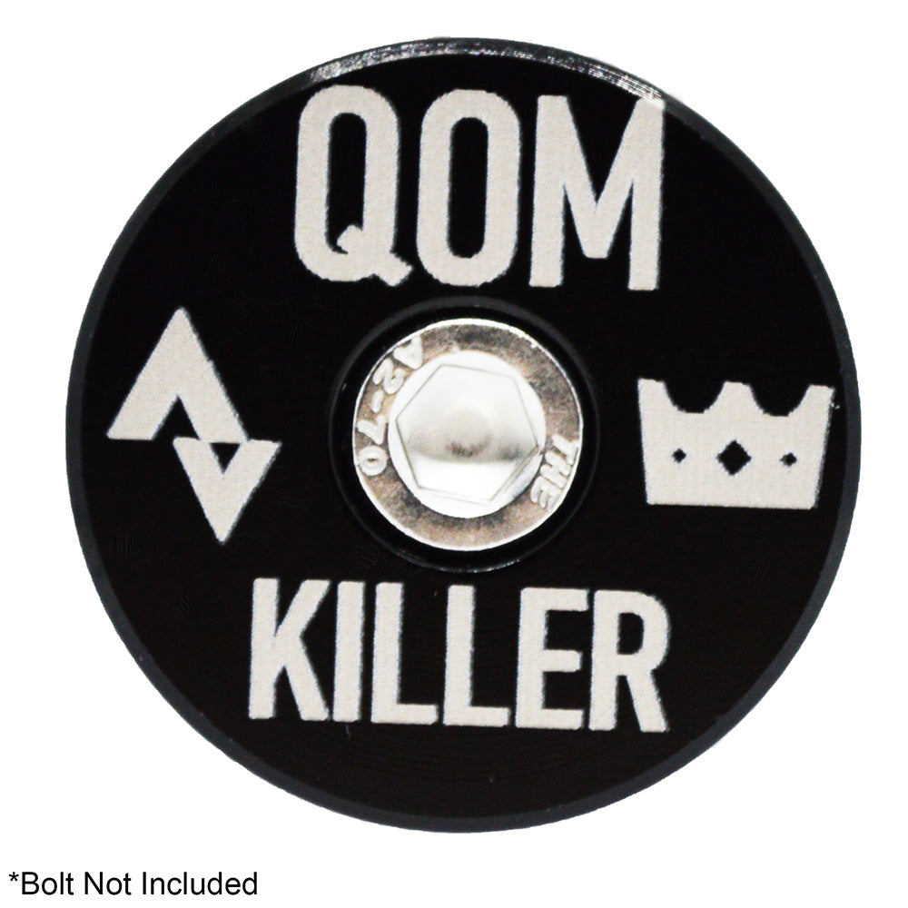 Capped Out QOM Killer Top Cap - Black - Flat