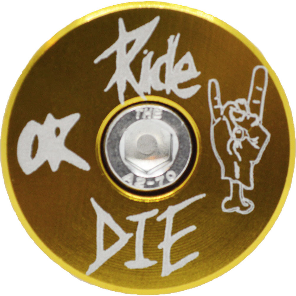 Capped Out Ride Or Die Top Cap - Gold - Flat