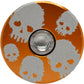 Capped Out Skulls Skulls Skulls Top Cap - Orange - Flat
