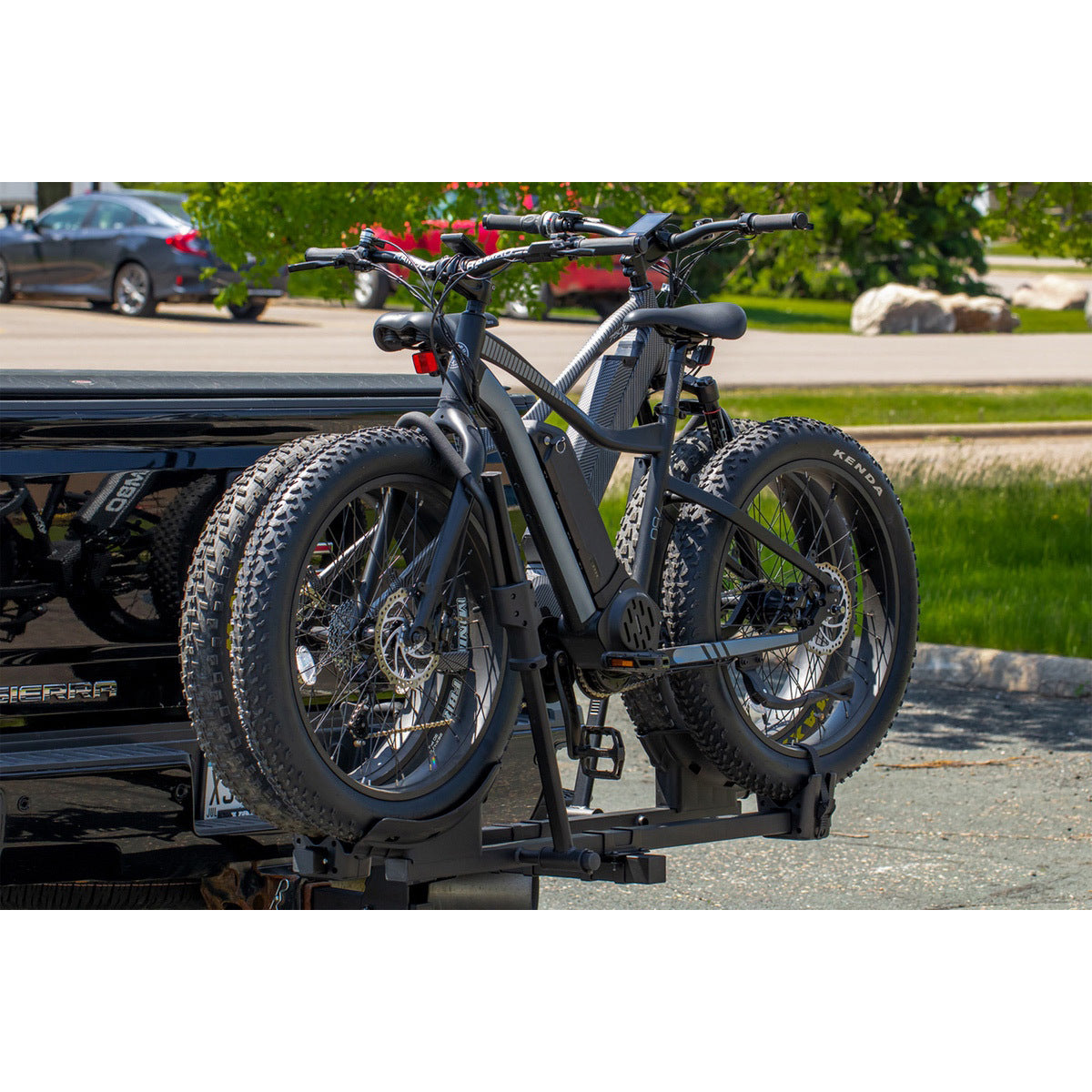 Cleanskin Hitch Mount Platform E-Bike Rack - 2 Bike