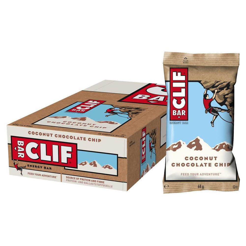Clif Bar Box 12 x 68g Bars - Coconut Chocolate Chip
