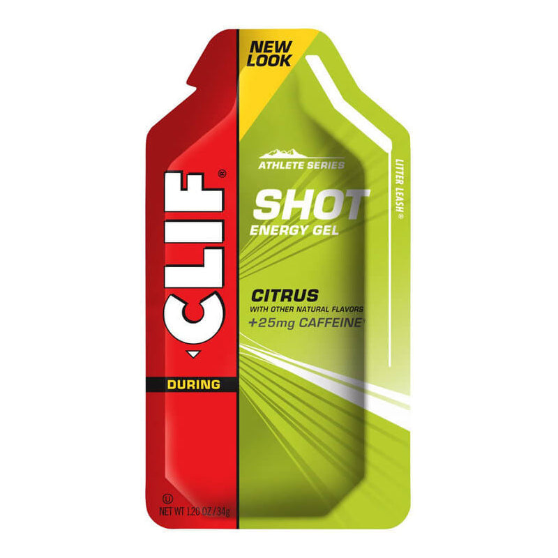 Clif Shot Gel Box 24 x 30g Energy Gels - Citrus