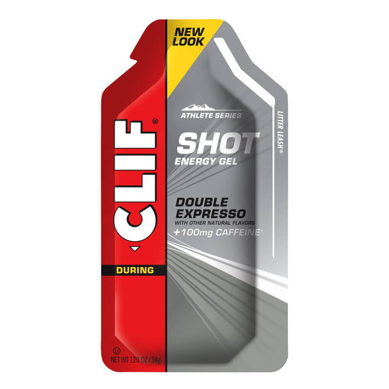 Clif Shot Gel Box 24 x 30g Energy Gels - Double Expresso